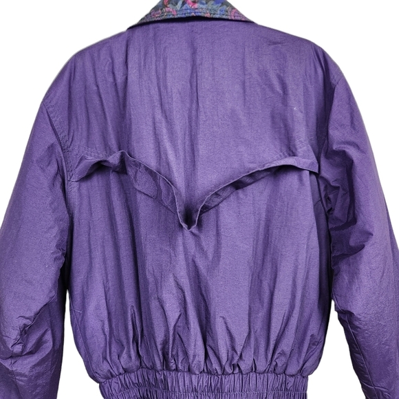 Vintage 80s 90s Hot Music Ski Jacket Winter Coat Graphic Women's Size Medium - Picture 6 of 11